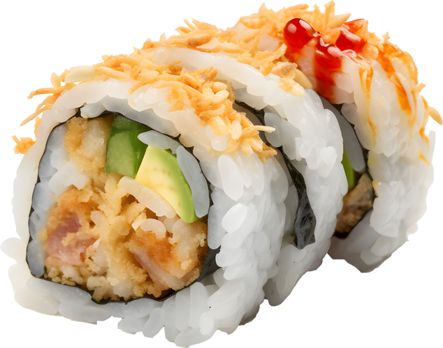 Tempura roll sushi
